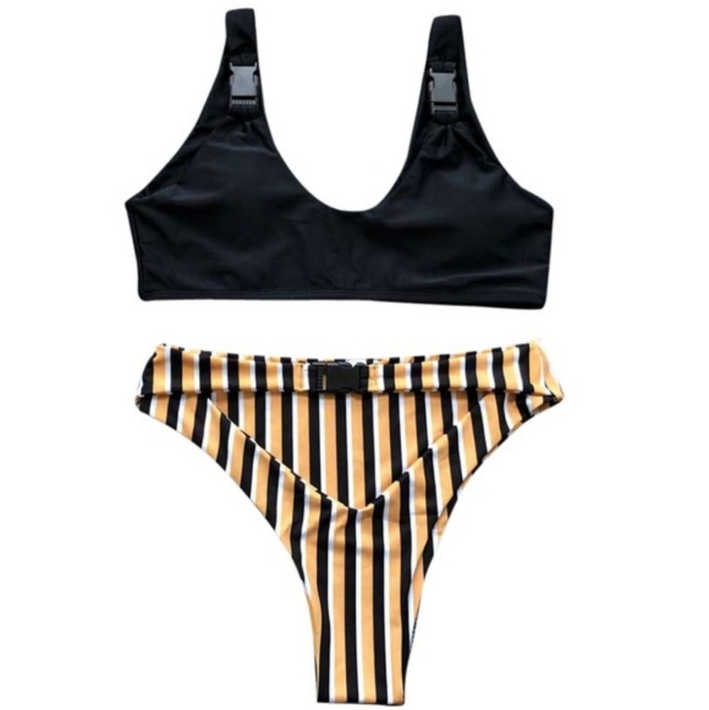 NEW ITEM.  BUCKLE UP CUT OUT BIKINI - Picture 4 of 7